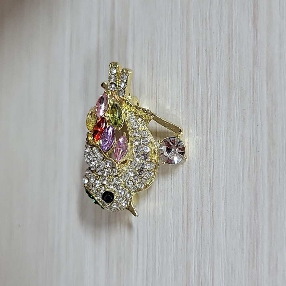 🔥LAST ONE🔥 RHINESTONE BIRD BROOCH - Picture 3 of 5